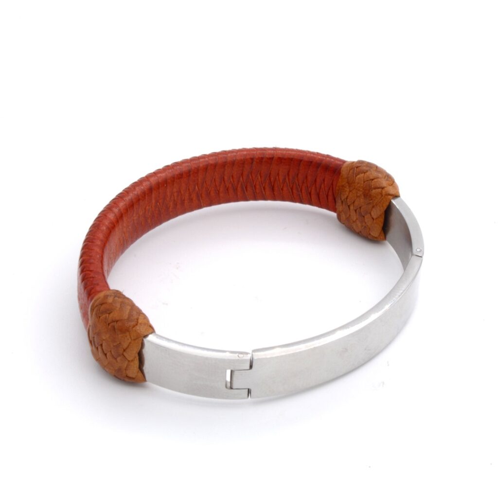 Pulsera Longines en acero y cuero