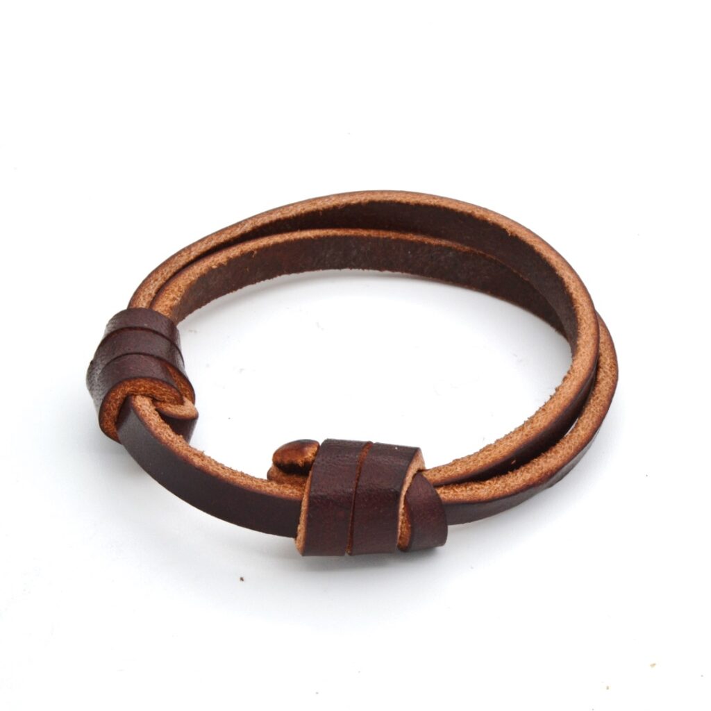 Pulsera Panzer en cuero